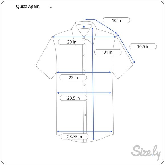 Quizz Again & Co. American Flag Patriotic Short Sleeve Shirt Size L - Picture 5 of 5